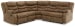Partymate - Brindle - 2-Piece Reclining Sectional