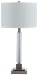 Deccalen - Clear/silver Finish - Crystal Table Lamp (1/cn)