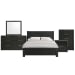 South Bend - Queen 5 Piece Bedroom Set - Black