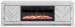 Cayboni - 71" TV Stand With Electric Fireplace - Whitewash
