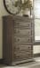 Wyndahl - Rustic Brown - 8 Pc. - Dresser, Mirror, Chest, Queen Panel Bed, 2 Nightstands