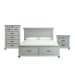Slater - King Platform Storage 3 Piece Bedroom Set - Gray