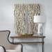 Gathered Teak - Bleached Wood Wall Decor - Beige