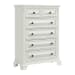 Bridgestone - King Panel 5 Piece Bedroom Set - Antique White