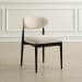 Moxie - Armless Dining Chair (Set of 2) - Black / Off White