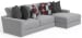 Arlo - 2 Piece Oversized Sofa Chaise (RSF Chaise) - Oyster