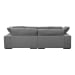 Plunge - Fabric Sectional - Gray