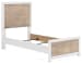 Charbitt - Two-tone - Twin Panel Bed