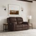 Henry - Power Reclining Loveseat With Power Headrests & Lumbar - Burnt Umber