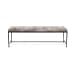Achen - Hide 60" Bench - Sparrow Gray