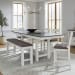 Brook Bay - Optional 6 Piece Gathering Trestle Table - White