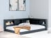 Simmenfort - Full Bookcase Storage Bed - Navy Blue
