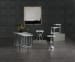 Melange - Glendon Side Table - Pearl Silver