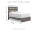 Graystorm - Full Panel Bed - Brown Gray