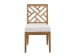 Coastal Living Outdoor / Chesapeake - Fret Back Side Chair - White