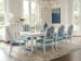 Villa Blanca - Corsica Upholstered Arm Chair - White / Blue