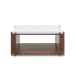 Lincoln - Square Coffee Table With Casters - Light Brown
