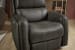 Linden - Power Swivel Gliding Recliner With Power Headrest, Lumbar, Heat & Massage - Charcoal