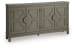 Darlock - Accent Cabinet - Warm Gray