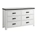 Wade - Youth 6-Drawer Dresser - White