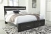 Starberry - Black - King Panel Bed With 2 Storage Drawers