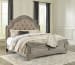 Lodenbay - Antique Gray - California King Panel Bed