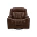Caswell - Swivel Glider Recliner P2 - Brown