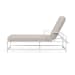 Bristol - Chaise, With Self Welt - Canvas Flax / White