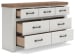 Savonport - Seven Drawer Dresser - White / Brown