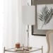 Margo - Cut Crystal Buffet Lamp - White