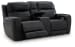 5Z-Comfort - Relaxation - Onyx - Power Recline Loveseat / Console / Adjustable Headrest
