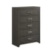 Sasha - Queen Storage 5 Piece Bedroom Set - Gray