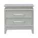Reflections - Nightstand With Lights and Charging Station - White