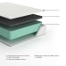 Chime 12 Inch Memory Foam - California King Mattress - 12-inch - White