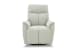 Mable - Triple Power Swivel Recliner With Headrest & Lumbar System - Dove / Pewter