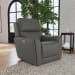 Carter - Power Recliner With Power Headrest & Lumbar - Smoke