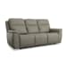 Sawyer - Power Reclining Sofa With Power Headrests & Lumbar - Gray
