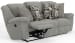 Trifecta - Sofa With 3 Recliners And Drop Down Table - Nature