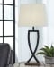 Makara - Black / Brown - Metal Table Lamp (Set of 2)
