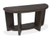 Upton - Shaped Sofa Table - Coffee Bean