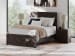 Prendonea - Charcoal - Full Panel Bed