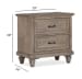 Lancaster - Drawer Nightstand - Dovetail Gray