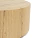 Layne - Round Coffee Table With Casters - Natural