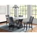 Tuscany - 70" Marble Counter Height Dining Table - White