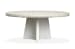 Lorelei - Extendable 54" Round Dining Table With 4 Host Chairs And Server - Misty Cloud