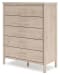 Cadmori - Two-Tone - Five Drawer Wide Chest
