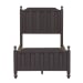 Cottage View - 3 Piece Bedroom Set (Twin Panel Bed, Dresser & Mirror) - Dark Gray
