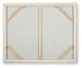 Worthney - Blue / White / Brown - Wall Art