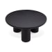 Anzio - Outdoor 36" Concrete Coffee Table - Black