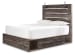 Drystan - Queen Panel Bed With 4 Side Drawers - Brown / Beige